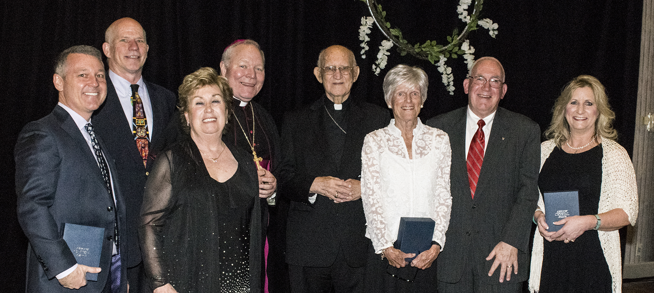 Bishop Burns with Founders Flame Honorees